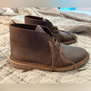Clarks Dark Brown Chukka Boots for Men